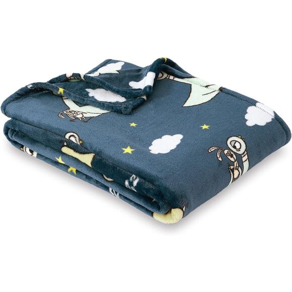 Berkshire Blanket The Pigeon VelvetLoft Luxury Soft Cozy Cute Kids Throw Blanket - Picture 2 of 6